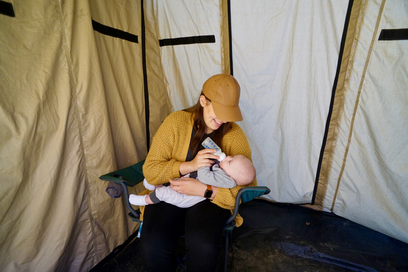 Full disclosure, we stayed in a hotel, some kind folks let us let the baby take a nap in their annex. You find the friendliest people!